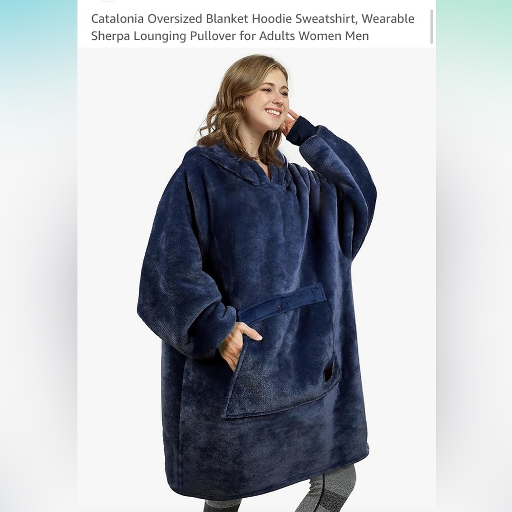 Catalonia Oversized Blanket Hoodie Sweatshirt